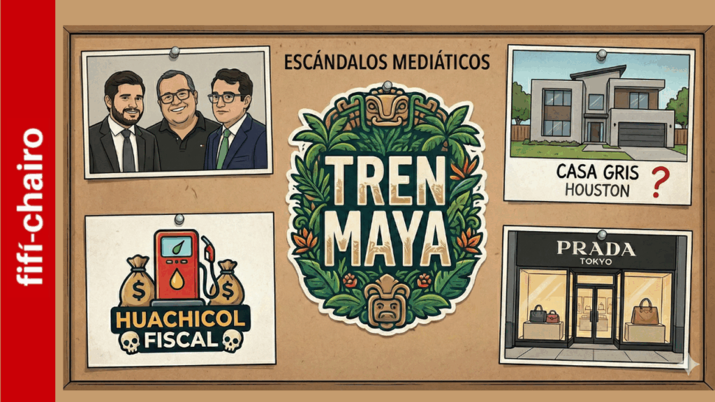 Escándalos mediáticos hijos de AMLO.